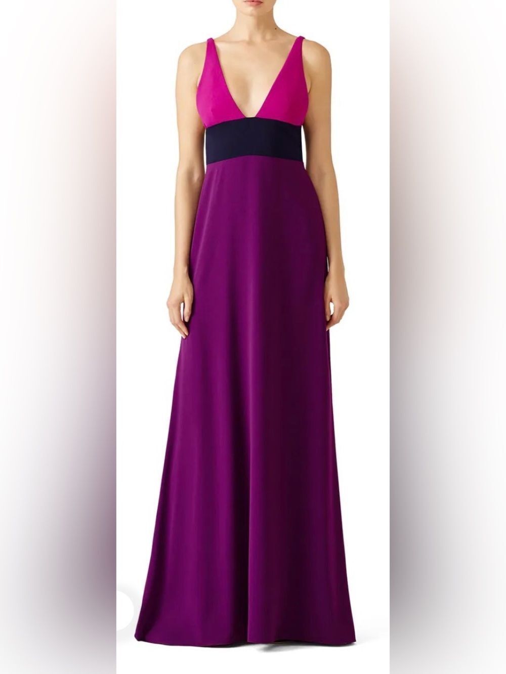 Jill Jill Stuart Viola Colorblock Gown Size 2